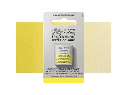 akvarelová barva winsor newton pánvička lemon yellow nickel titanate
