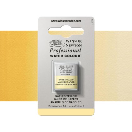 akvarelová barva winsor newton pánvička naples yellow