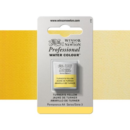 akvarelová barva winsor newton pánvička turners yellow