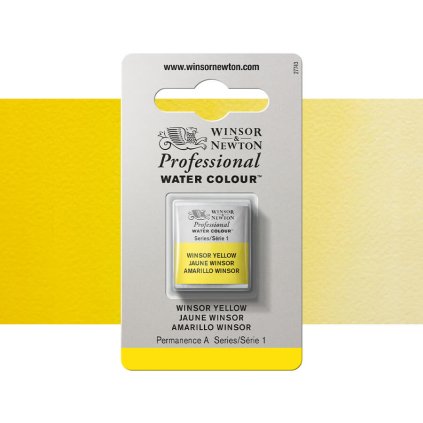 akvarelová barva winsor newton pánvička winsor yellow