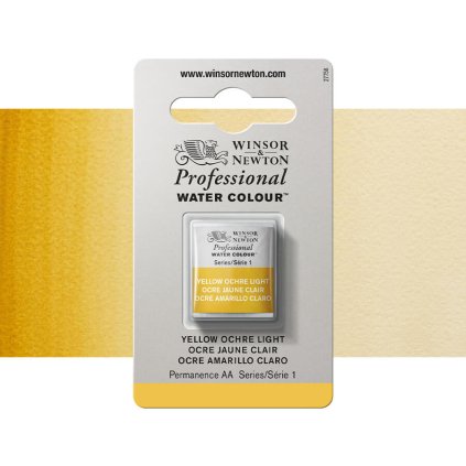 akvarelová barva winsor newton pánvička yellow ochre light