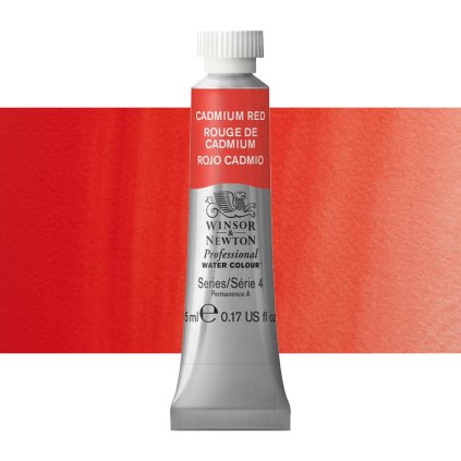 akvarelová barva winsor newton 5ml cadmium red