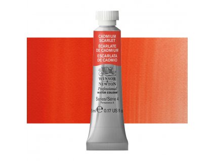 akvarelová barva winsor newton 5ml cadmium scarlet