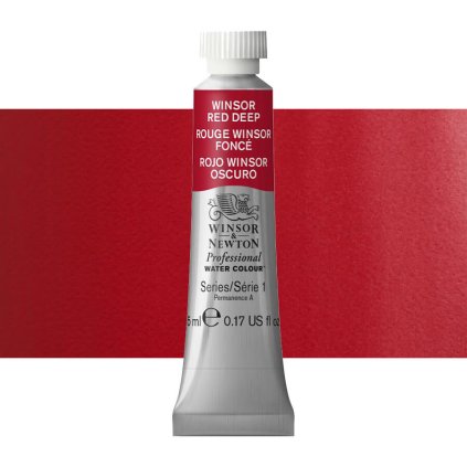 akvarelová barva winsor newton 5ml winsor red deep