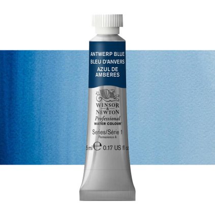 akvarelová barva winsor newton 5ml antwerp blue