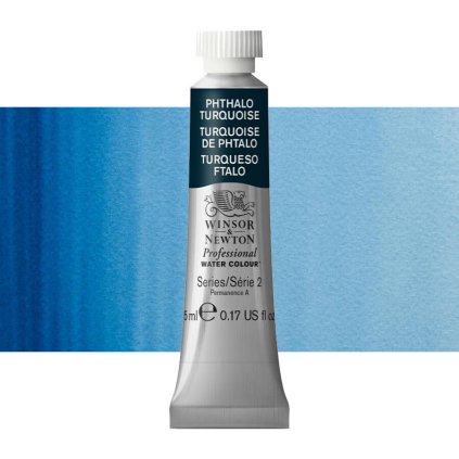 akvarelová barva winsor newton 5ml phthalo turquoise