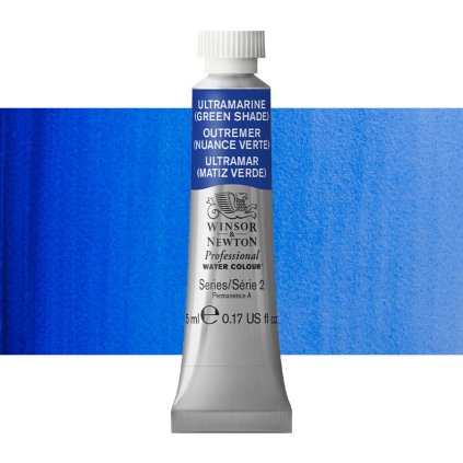 akvarelová barva winsor newton 5ml ultramarine green shade
