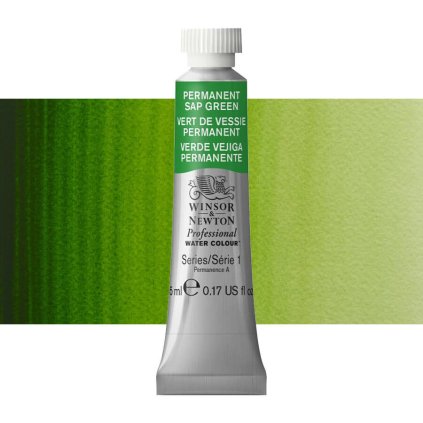 akvarelová barva winsor newton 5ml permanent sap green