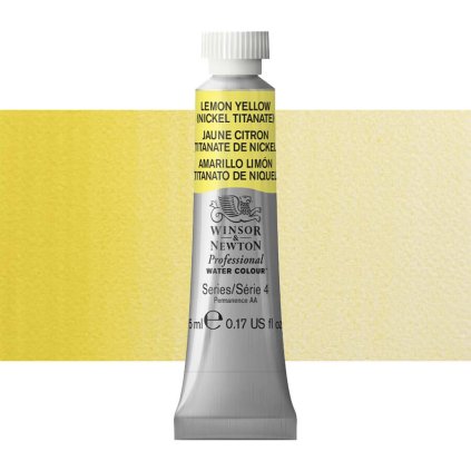 akvarelová barva winsor newton 5ml lemon yellow nickel titanate