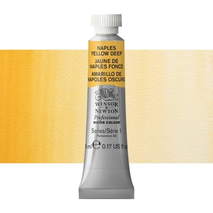 akvarelová barva winsor newton 5ml naples yellow deep