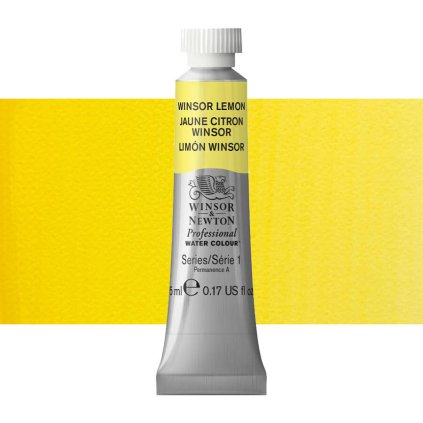 akvarelová barva winsor newton 5ml winsor lemon