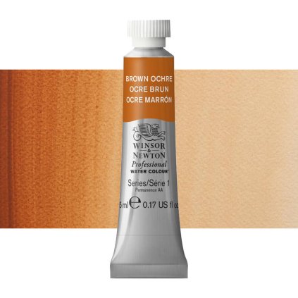 akvarelová barva winsor newton 5ml brown ochre