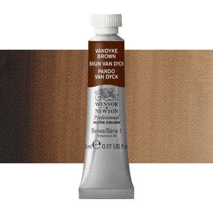 akvarelová barva winsor newton 5ml vandyke brown