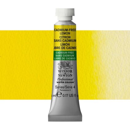 akvarelová barva winsor newton 5ml cadmium free lemon