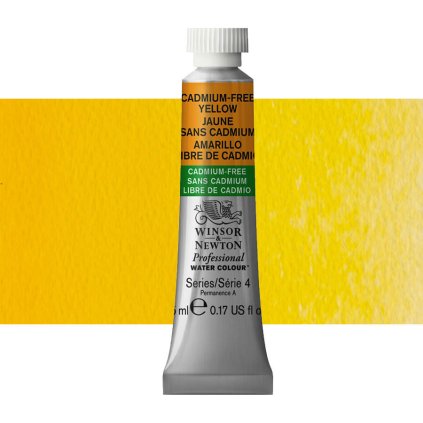 akvarelová barva winsor newton 5ml cadmium free yellow