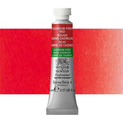akvarelová barva winsor newton 5ml cadmium free red