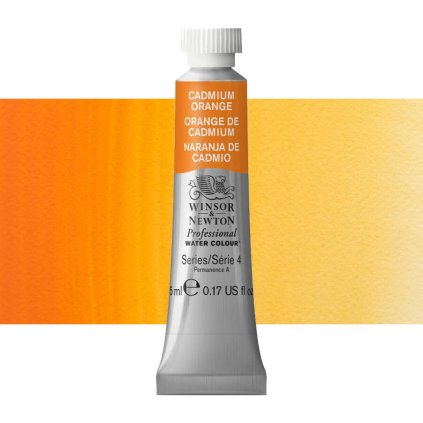 akvarelová barva winsor newton 5ml cadmium orange