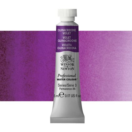akvarelová barva winsor newton 5ml quinacridone violet