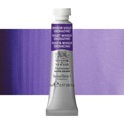 akvarelová barva winsor newton 5ml winsor violet dioxazine