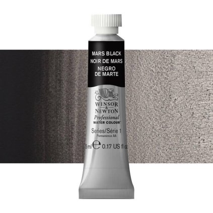 akvarelová barva winsor newton 5ml mars black