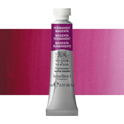 akvarelová barva winsor newton 5ml permanent magenta