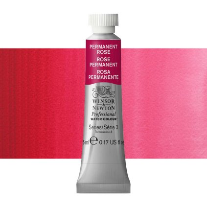 akvarelová barva winsor newton 5ml permanent rose