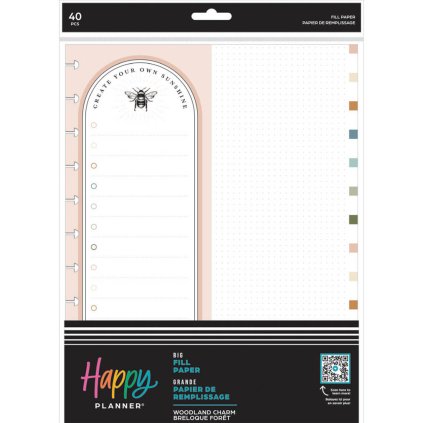 Poznámkové listy Happy Planner BIG Woodland Charm