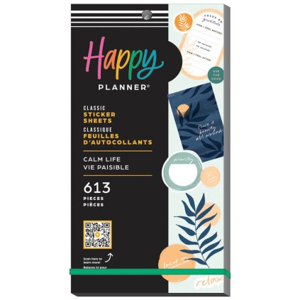 Samolepky Happy Planner Value Pack Calm Life