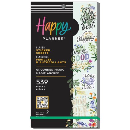Samolepky Happy Planner Value Pack Grounded Magic