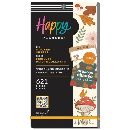 Samolepky Happy Planner BIG Value Pack Woodland Seasons