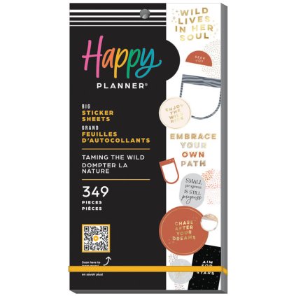 Samolepky Happy Planner BIG Value Pack Taming The Wild