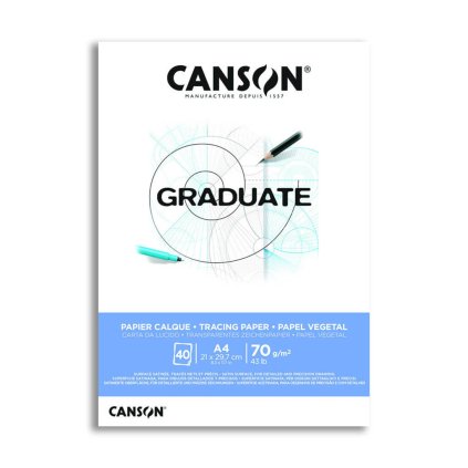 Skicák Canson Graduate Calque A4