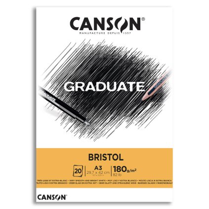 Skicák Canson Graduate bristol A3