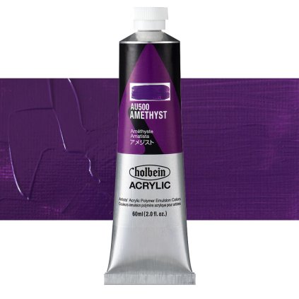 AU500 akrylova barva heavy body holbein AMETHYST