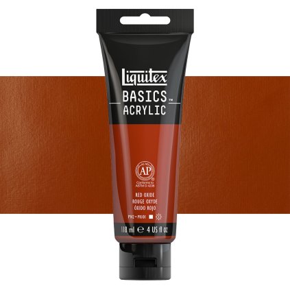 335 akrylová barva Liquitex Basic 118ml red oxide