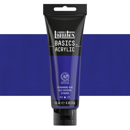 380 akrylová barva Liquitex Basic 118ml ultramarine blue