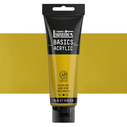 416 akrylová barva Liquitex Basic 118ml yellow oxide