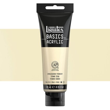 434 akrylová barva Liquitex Basic 118ml unbleached titanium