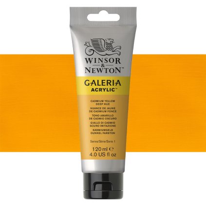 115 akrylová barva Winsor Newton Galleria acrylic 120ml cadmium yellow deep hue