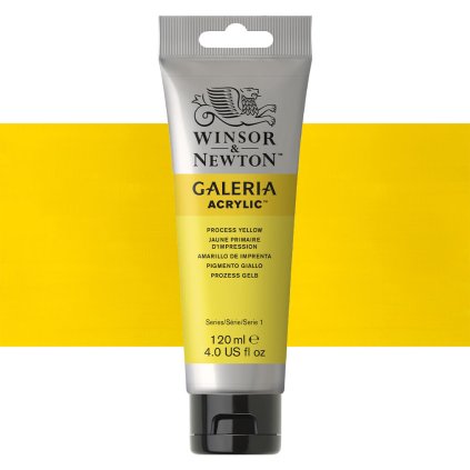 537 akrylová barva Winsor Newton Galleria acrylic 120ml process yellow