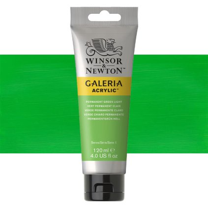 483 akrylová barva Winsor Newton Galleria acrylic 120ml permanent green light