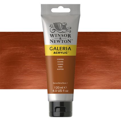 214 akrylová barva Winsor Newton Galleria acrylic 120ml copper