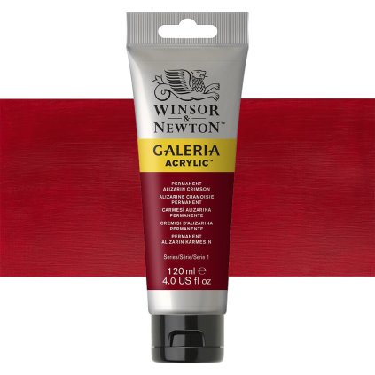 466 akrylová barva Winsor Newton Galeria acrylic 120ml permanent alizarin crimson