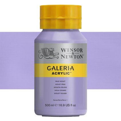 444 akrylová barva Winsor Newton Galeria acrylic 500ml pale violet