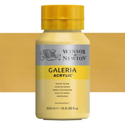 422 akrylová barva Winsor Newton Galeria acrylic 500ml naples yellow