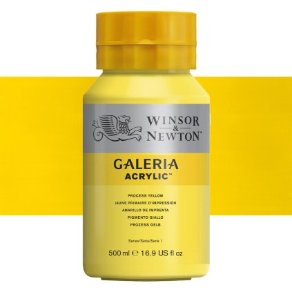 537 akrylová barva Winsor Newton Galeria acrylic 500ml process yellow