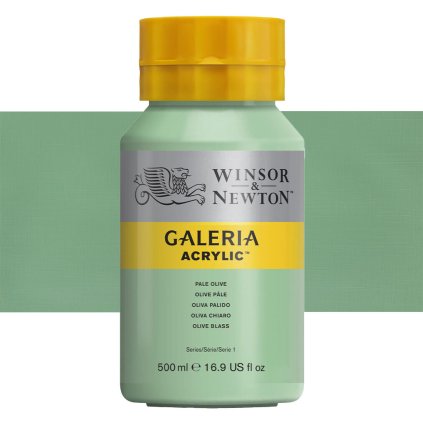 435 akrylová barva Winsor Newton Galeria acrylic 500ml pale olive