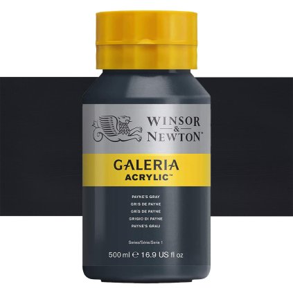 465 akrylová barva Winsor Newton Galeria acrylic 500ml paynes gray