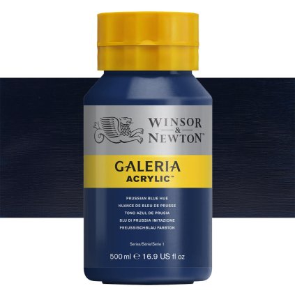 541 akrylová barva Winsor Newton Galeria acrylic 500ml prussian blue hue