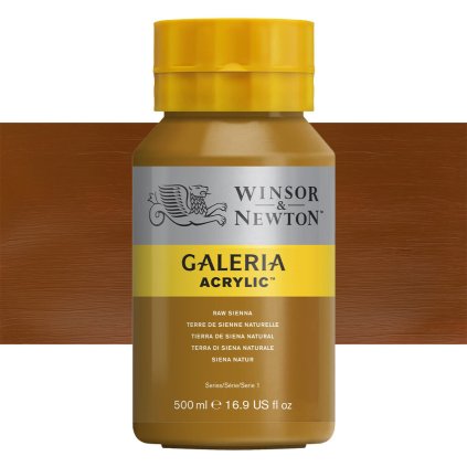552 akrylová barva Winsor Newton Galeria acrylic 500ml raw sienna